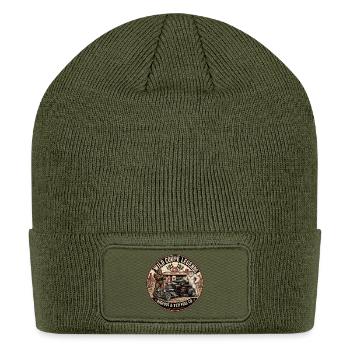 Legends Fuel Co. Retro Cryptid Rod - Patch Beanie - olive - Front
