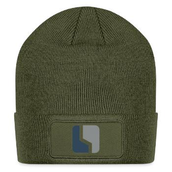 The Core Courier  - Patch Beanie - olive - Front
