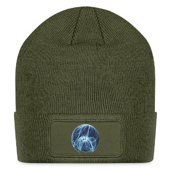 Eye of Chaos – Chaos Theory - Patch Beanie - olive - Front