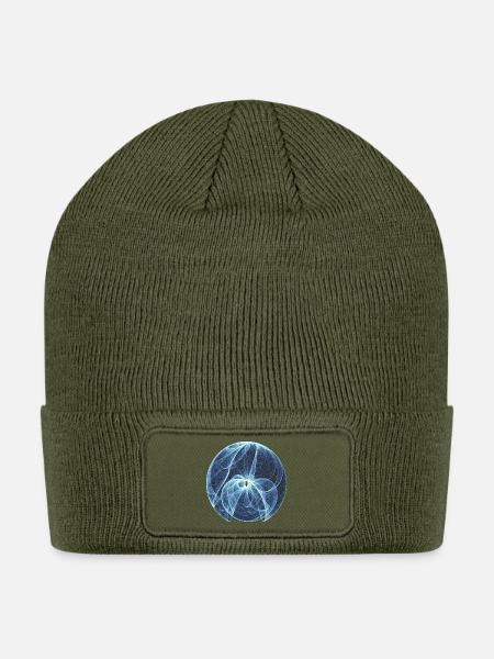 Eye of Chaos – Chaos Theory - Patch Beanie - olive