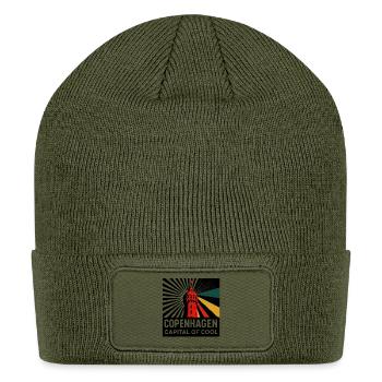 Copenhagen Denmark - Patch Beanie - olive - Front