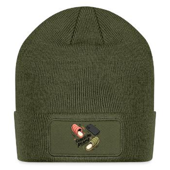 Canceling Plans - Patch Beanie - olive - Front