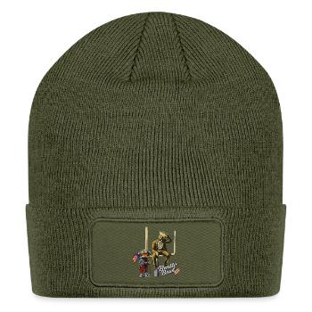 Benita Bowl - Patch Beanie - olive - Front