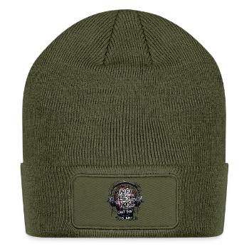 ELG Noise Glitch Headphone Streetwear - Patch Beanie - olive - Front