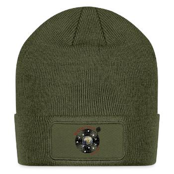 Retro Vinyl Respect Your Mother Earth Vintage - Patch Beanie - olive - Front