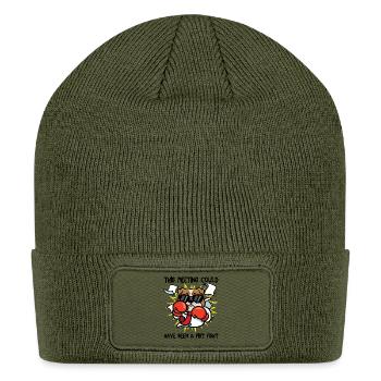 This Meeting Could Have Been A Fist Fight - Patch Beanie - olive - Front