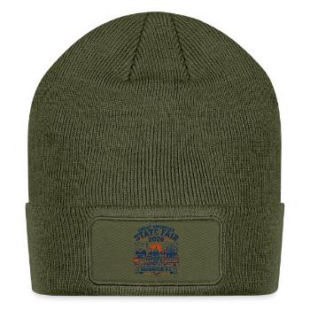 Washington DC State Fair Year Twenty Twenty Six - Patch Beanie - olive - Front