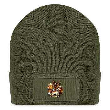 Prost zum Sieg German Shepherd - Patch Beanie - olive - Front