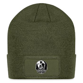 National Cryptid Society Logo - Patch Beanie - olive - Front