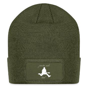 Practise_Make_Loud_-1- - Patch Beanie - olive - Front