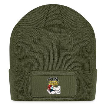 Escaping from My Problems - Patch Beanie - olive - Front