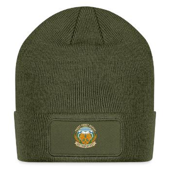Prost Prost Repeat Oktoberfest Beer Pretzel Bavari - Patch Beanie - olive - Front