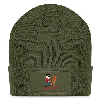 Nutcracker vs Gingerbread man - Patch Beanie - olive - Front