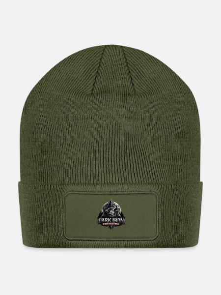 Dark Iron Predator - Patch Beanie - olive