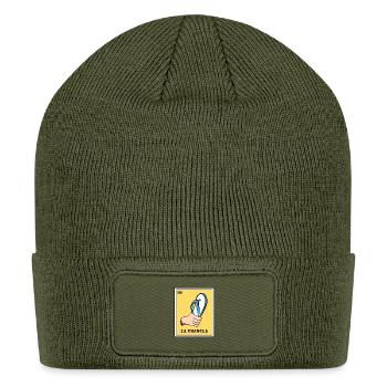 Mexican Bingo La Chancla - Patch Beanie - olive - Front