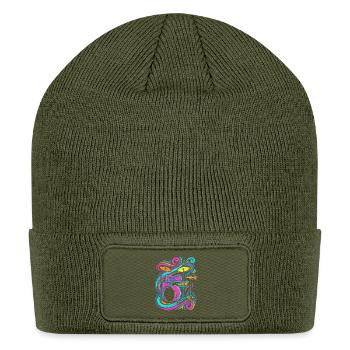 Drum Kit - Patch Beanie - olive - Front