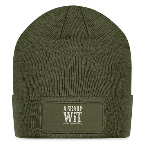 A Sharp Wit & Other Pointless Things - Knife Pun - Patch Beanie