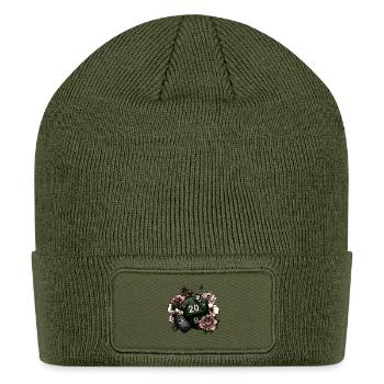 Rosebound D20 Nightfall - Patch Beanie - olive - Front