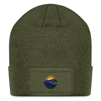 Sunrise Coast Nature Circle - Patch Beanie - olive - Front