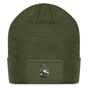 Built on Passion, Raised on Discipline - Patch Beanie - olive - Front