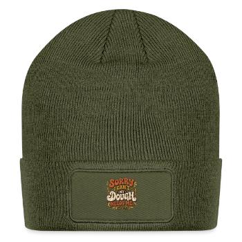 Sorry I Can’t My Dough Needs Me Baker - Patch Beanie - olive - Front