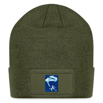 Alaria Sun Print - Patch Beanie - olive - Front
