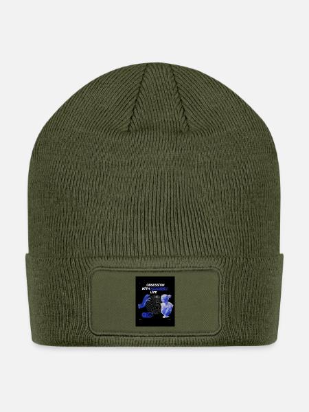 Obsession With Academic Life - Patch Beanie - olive
