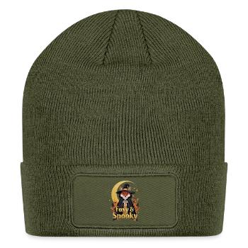 Foxy & Spooky - Patch Beanie - olive - Front