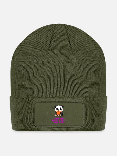 Liking Somebody - Patch Beanie - olive