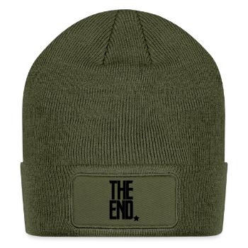 The End Game Screen - Patch Beanie - olive - Front