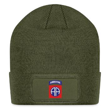 82nd Airborne Division - Patch Beanie - olive - Front