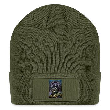 Fortune Hunter and Mythical Beast - Patch Beanie - olive - Front