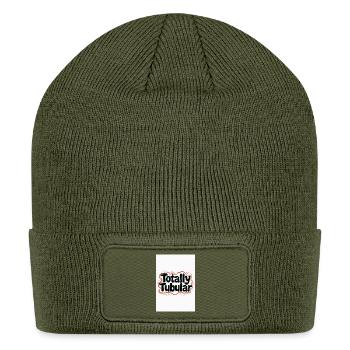 Totally Tubular Neon Splash - Patch Beanie - olive - Front