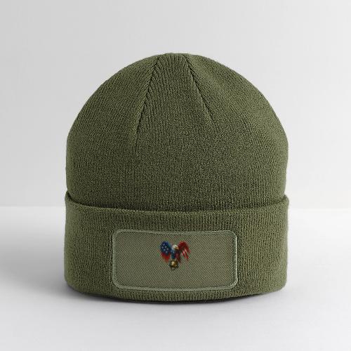 American Flag Bald Eagle - Helmet - Patch Beanie