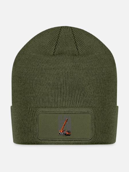 Vehicle with passion - Patch Beanie - olive