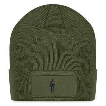 Energetic Core Silhouette - Patch Beanie - olive - Front