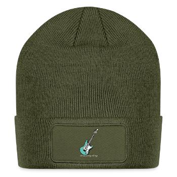 Strumming_Along - Patch Beanie - olive - Front