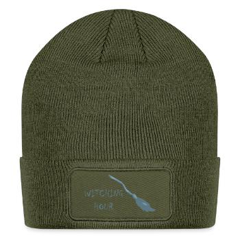 Witching Hour Mystic Spell Design - Patch Beanie - olive - Front