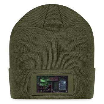 Gruesome Hertzogg Podcast - Patch Beanie - olive - Front