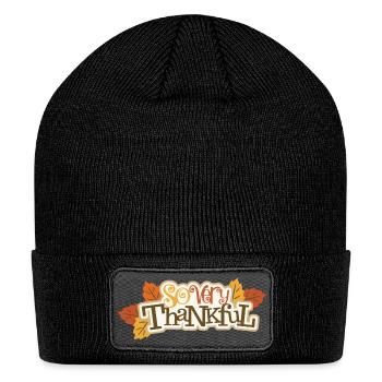 So Very Thankful - Patch Beanie - black - Front