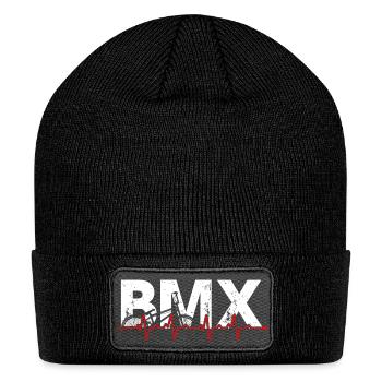 BMX Pulse Heartbeat Street Logo - Patch Beanie - black - Front