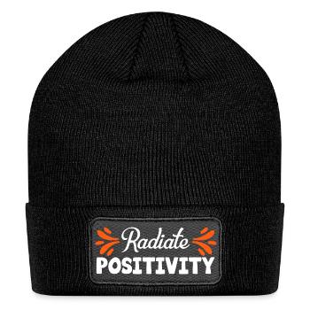 Radiate Positivity - Patch Beanie - black - Front