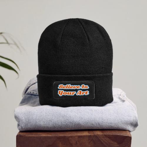 Believe in Your Art — Creative Glow Script - Patch Beanie