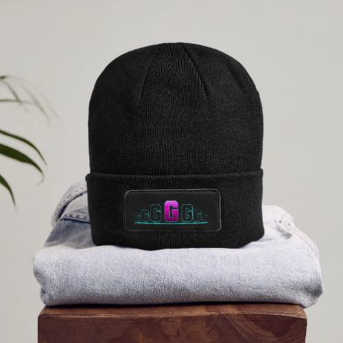 Letter G – Capital Varsity Alphabet Monogram - Patch Beanie