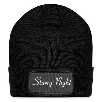 Starry Night - Patch Beanie - black - Front