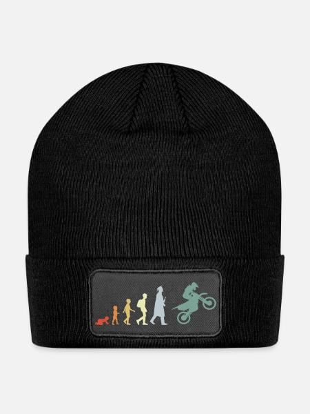 Baby to Motocross Evolution - Patch Beanie - black