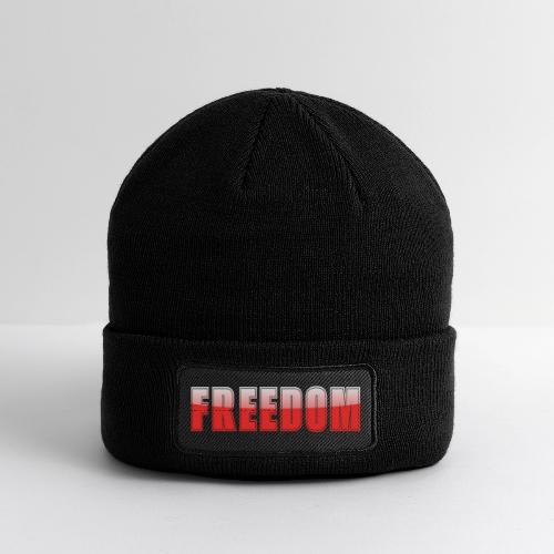 Freedom Typography Design - Patch Beanie