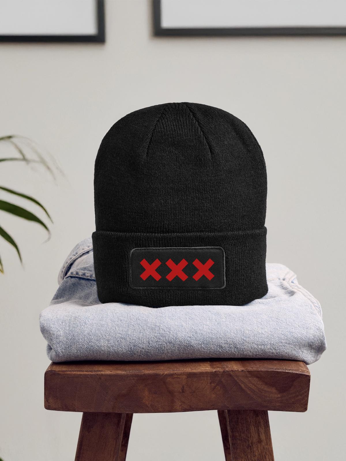 Amsterdam - Patch Beanie - black - Front