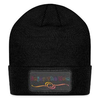 Comfy & Stylish Mom - Patch Beanie - black - Front