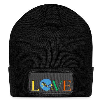 Love Scuba Diving - Patch Beanie - black - Front